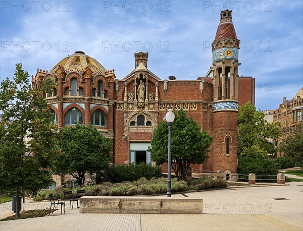 Historic hospital complex of the Hospital de la Santa Creu i Sant Pau, Barcelona, Catalonia, Spain, Europe
