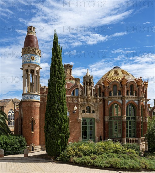 Historic hospital complex of the Hospital de la Santa Creu i Sant Pau, Barcelona, Catalonia, Spain, Europe