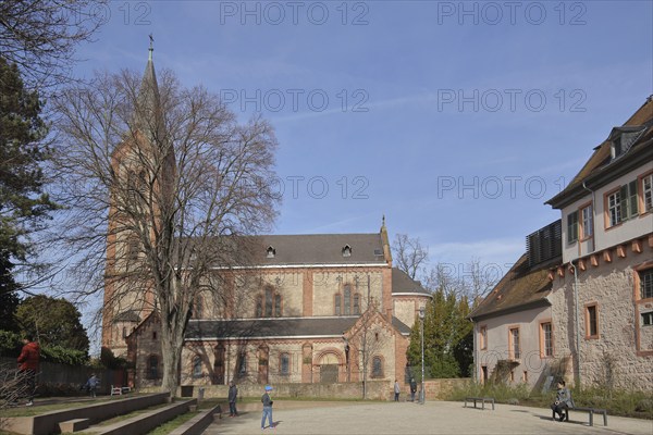 St. Gallus Church at Wendelinuspark, Groß-Umstadt, Hesse, Germany, Europe