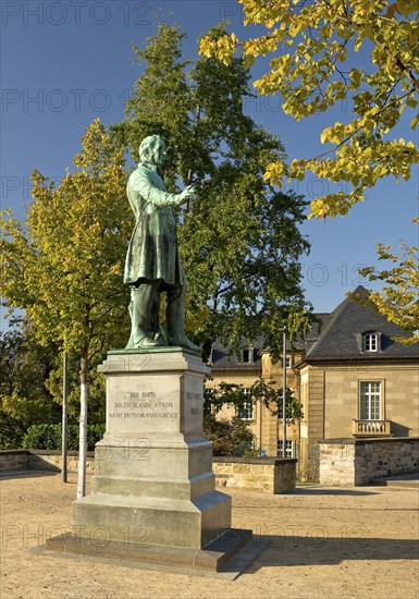 Ernst Moritz Arndt Monument by Bernhard Afinger, Alter Zoll, Bonn, North Rhine-Westphalia, Germany, Europe