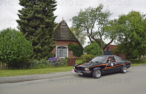 Europe, Germany, Lower Saxony, Lower Elbe Classics, classic car tour, Opel Commodore B GS Coupe, year of construction 1973, Hamburg, Hamburg, Federal Republic of Germany, Europe