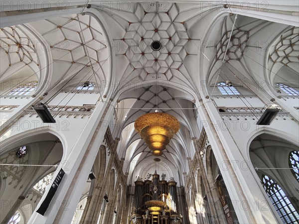 Eusebiuskerk or Grote Kerk, main church of Arnhem, interior view, Province of Gelderland, Netherlands