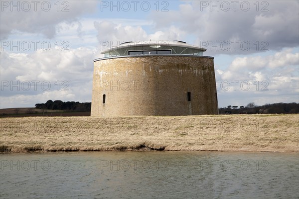 Martello Tower Y built 1808 conversion by Duncan and Kristin Jackson, Alderton, Suffolk, England won an RIBA Award for the Eastern Region in March 2010