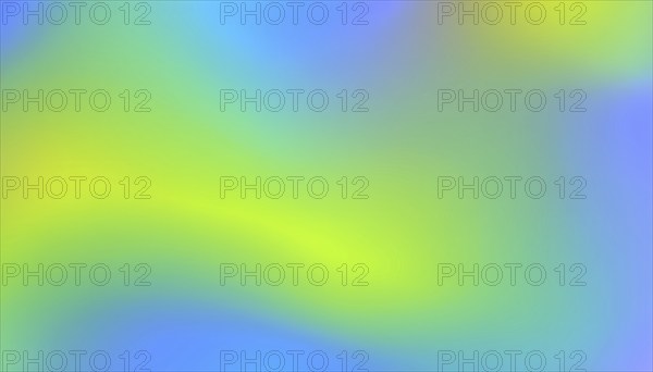Abstract gradient blur with shades of green, yellow and blue, creating a smooth and calming atmosphere, AI generated