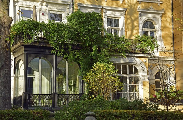 Europe, Germany, Hamburg, Rotherbaum, architecture, facade residential building, Gründerjahre, Johnsallee, conservatories, Hamburg, Hamburg, Federal Republic of Germany, Europe