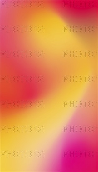 Abstract gradient blur with shades of orange, yellow and red, creating a smooth and calming atmosphere, AI generated