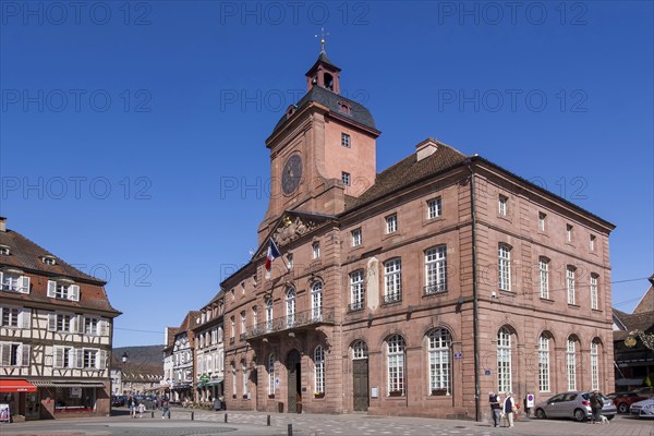Hotel de Ville, Town Hall, Wissembourg, Alsace, France, Europe