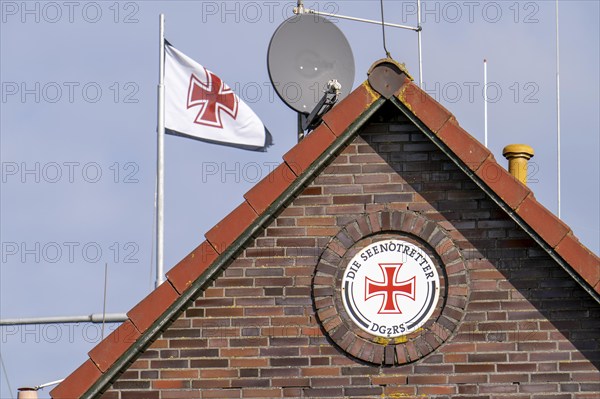 DGzRS station in the harbour of Neuharlingersiel, Lower Saxony, Germany, Europe