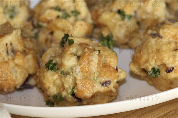 Homemade bread dumplings