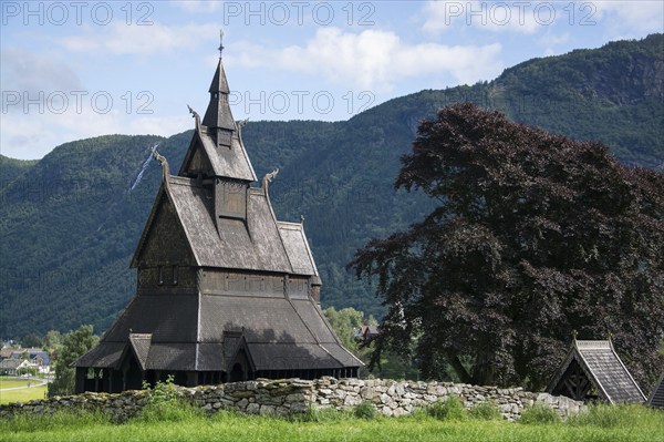 Hopperstad Stave Church, Sogn og Fjordane, Norway, Norway, Europe
