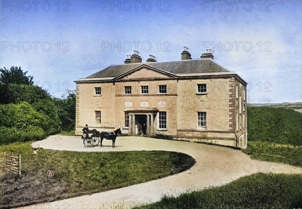 Avondale, County Wicklow, Ireland. The house of Charles Stewart Parnell (1846-1891) . Irish patriot and politician, Historical, digitally restored reproduction from a 19th century original, Record date not stated