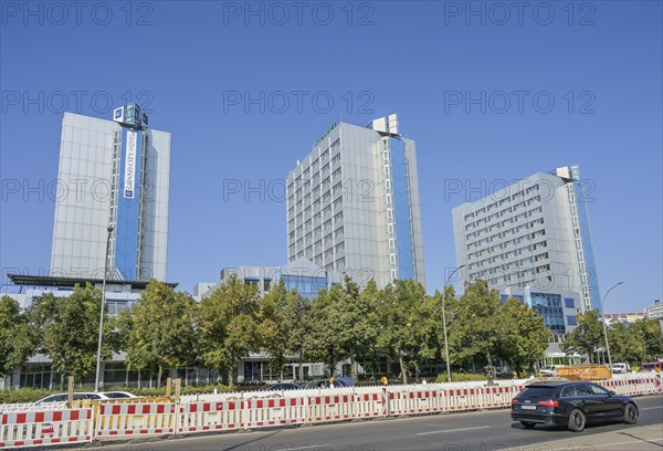 City Hotel Berlin East, future accommodation for refugees, Landsberger Allee, Lichtenberg, Berlin, Germany, Europe