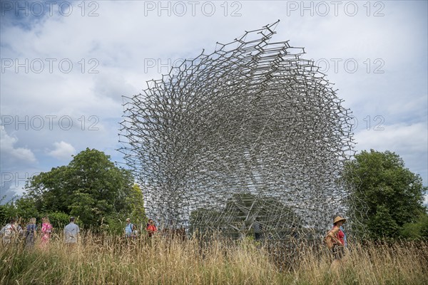 The Hive, artwork by Wolfgang Buttress, Royal Botanic Gardens (Kew Gardens), UNESCO World Heritage Site, Kew, Greater London, England, Great Britain