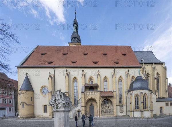 Late Gothic St. Johannis Church, Obere Kirchgasse, 5, Kitzingen, Lower Franconia, Bavaria, Germany, Europe