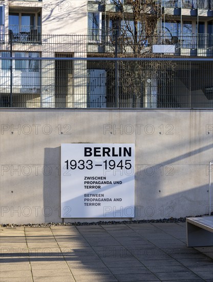 Permanent open-air historical exhibition, Topograhie des Terrors, Niederkirchnerstraße, Berlin, Germany, Europe
