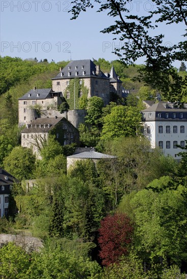 Europe, Germany, North Rhine-Westphalia, Eifel, castle, Blankenheim, architecture, building, sight, travel, historical, historic, architecture, Europe