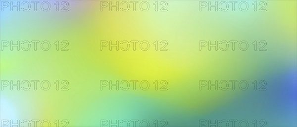 Abstract gradient blur with shades of green, yellow and blue, creating a smooth and calming atmosphere, AI generated
