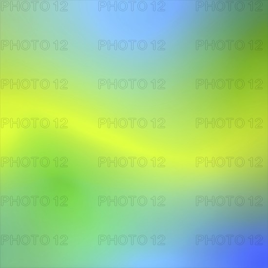 Abstract gradient blur with shades of green, yellow and blue, creating a smooth and calming atmosphere, AI generated