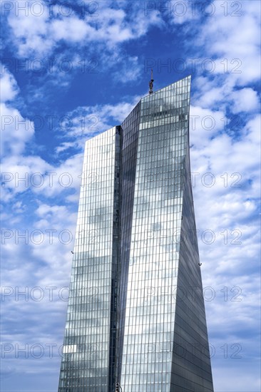 Building of the European Central Bank, ECB, in Frankfurt am Main, Hesse, Germany, Europe