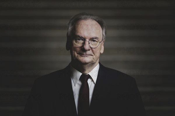 Reiner Haseloff, CDU, Minister President of Saxony-Anhalt, poses for a photo in Magdeburg, 12/02/2024