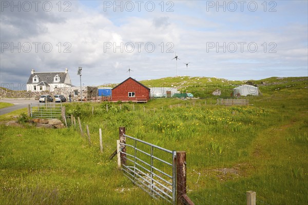 Community gardening project at Northbay, Isle of Barra, Outer Hebrides, Scotland, UK