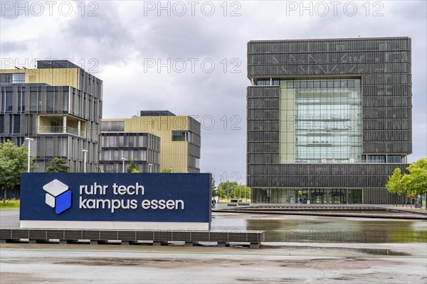 Site of the ruhr tech campus essen, formerly known as thyssenkrupp Quartier, corporate headquarters, Essen North Rhine-Westphalia, Germany, Europe