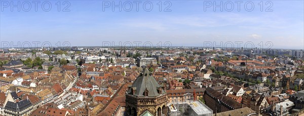 Panorama of Strasbourg, France, Europe