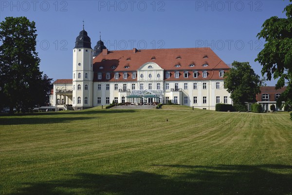 Europe, Germany, Mecklenburg-Western Pomerania, Göhren-Lebbin, Schloss Fleesensee, also Schloss Blücher, Schlosshotel, Göhren-Lebbin, Mecklenburg-Western Pomerania, Germany, Europe