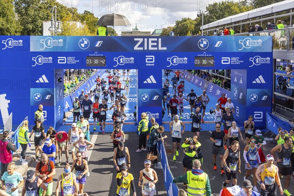 BMW Berlin Marathon. With 54, 280 finishers, it is the most popular running event in Germany. Berlin, Germany, Europe