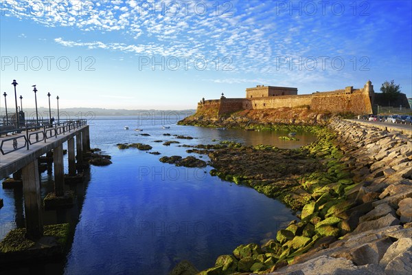 Castelo de San Anton in La Coruna of Galicia Spain