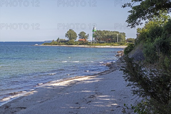 Lighthouse, Bülk, beach, sea, Strande, Schleswig-Holstein, Germany, Europe
