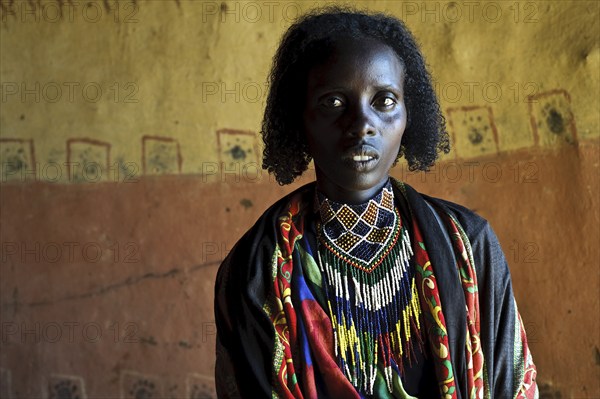 Portrait of a woman from the Borana tribe, Ethiopia, Africa