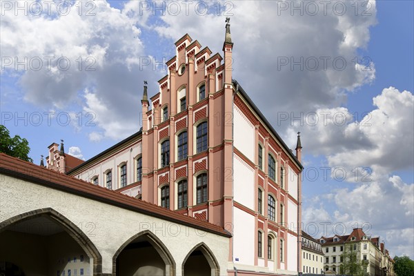 Rote Schule building, Meissen, Saxony, Germany, Europe