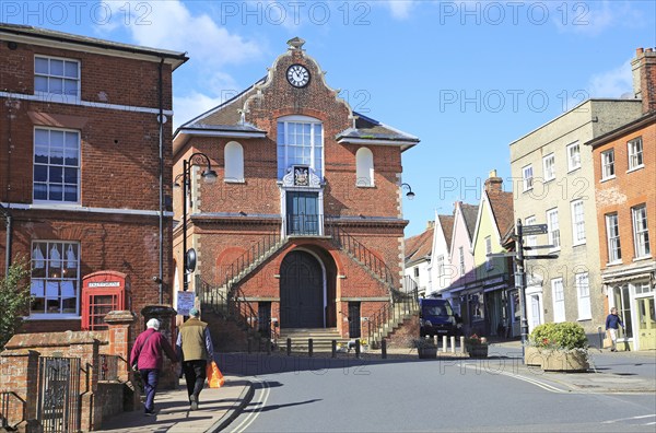 The Shire Hall, Market Hill, Woodbridge, Suffolk, England, UK built 1575 Thomas Seckford