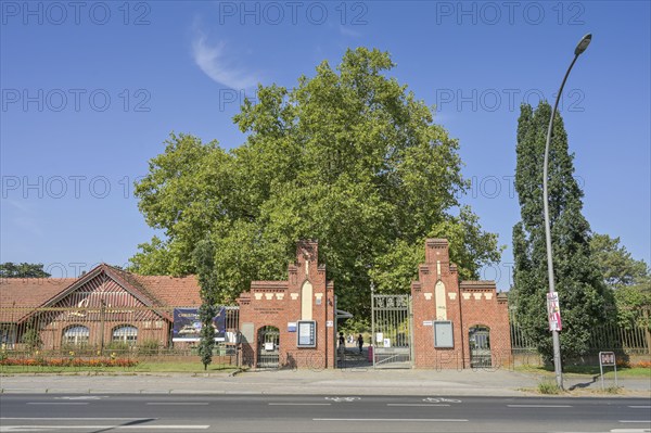 Entrance to the Botanical Garden, Unter den Eichen, Lichterfelde, Steglitz-Zehlendorf, Berlin, Germany, Europe