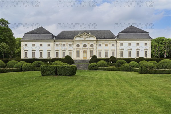 Park, Baroque Halbturn Castle, Lake Neusiedl, Burgenland, Austria, Europe
