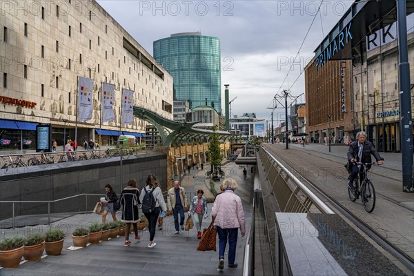 Shopping mile, shopping centre, business district, Beurstraverse, city centre, Rotterdam, Netherlands