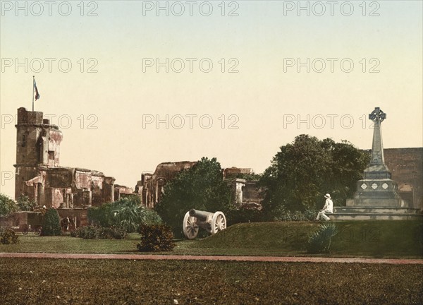 Lucknow, the capital and the largest city of the Indian state of Uttar Pradesh. Residence, India, digitally restored reproduction from a 19th century original, record date not stated, the capital and the largest city of the Indian state of Uttar Pradesh. Residence, India, digitally restored reproduction from a 19th century original, record date not stated, Asia