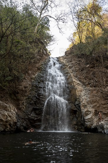Cascada Montezuma waterfall, Montezuma, Nicoya Peninsula, Puntarenas Province, Costa Rica, Central America
