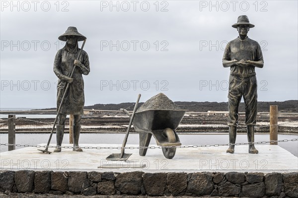 Salinas de Janubio, Lanzarote, Canary Islands, Spain, Europe