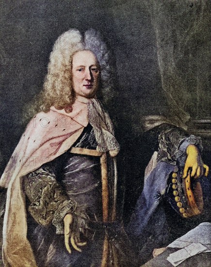 Henry St. John, Viscount Bolingbroke, 1678-1751, English philosopher, Historical, digitally restored reproduction from a 19th century original, Record date not stated