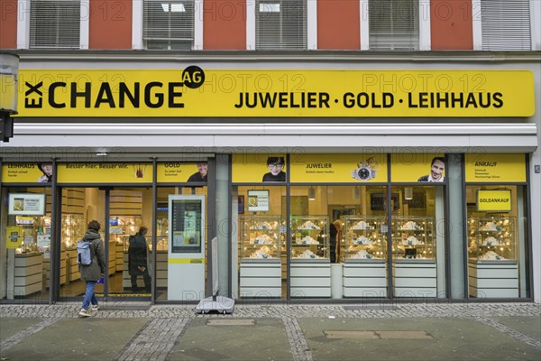 ExChange Jeweller, Gold, Pawnshop, Wilmersdorfer Straße, Charlottenburg, Berlin, Germany, Europe