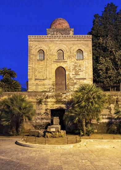 Church of San Cataldo by night, Palermo, Sicily, Italy, Europe