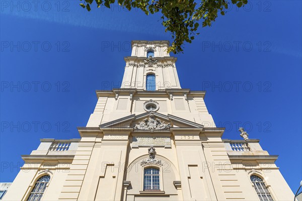 Reconstructed baroque tower of the Garrison Church with viewing platform, Potsdam, Brandenburg, Germany, Europe