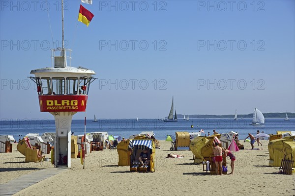 Europe, Germany, Schleswig Holstein, Baltic Sea, Lübeck-Travemünde, Beach, Strandoeörbe, Hamburg, Hamburg, Federal Republic of Germany, Europe