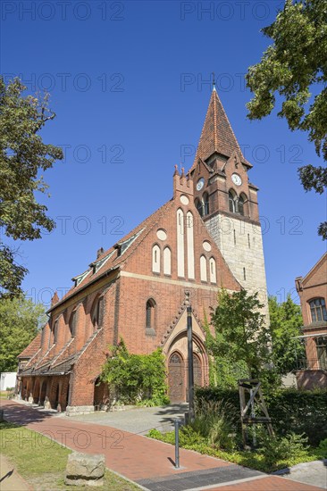 Oberlinkirche, Oberlinhaus, Rudolf-Breitscheid-Straße, Babelsberg, Potsdam, Brandenburg, Germany, Europe