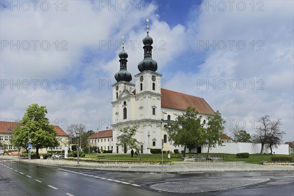 Basilica of the Nativity of the Virgin Mary, baroque Roman Catholic pilgrimage church, Frauenkirchen, Lake Neusiedl, Burgenland, Austria, Europe