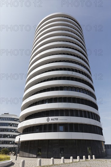 Alto Medienhafen office tower, Office Campus by SOP Architekten, Düsseldorf Media Harbour Düsseldorf, North Rhine-Westphalia, Germany, Europe
