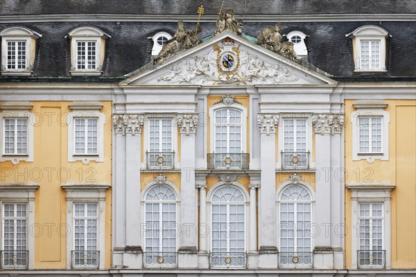 Augustusburg Castle also known as Brühl Castle, east façade, Brühl, North Rhine-Westphalia, Germany, Europe