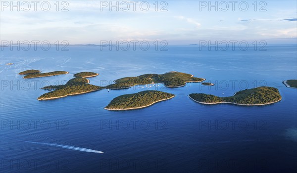 Pakleni or Paklinski Islands off the island of Hvar, Dalmatia, Croatia, Europe